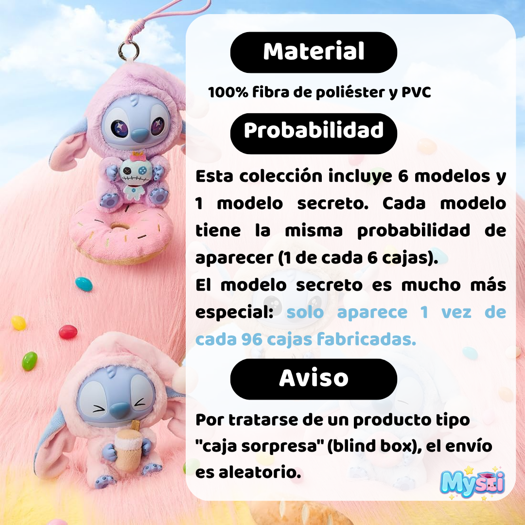 Peluche Coleccionable en Caja Sorpresa (6 modelos + 1 secreto)